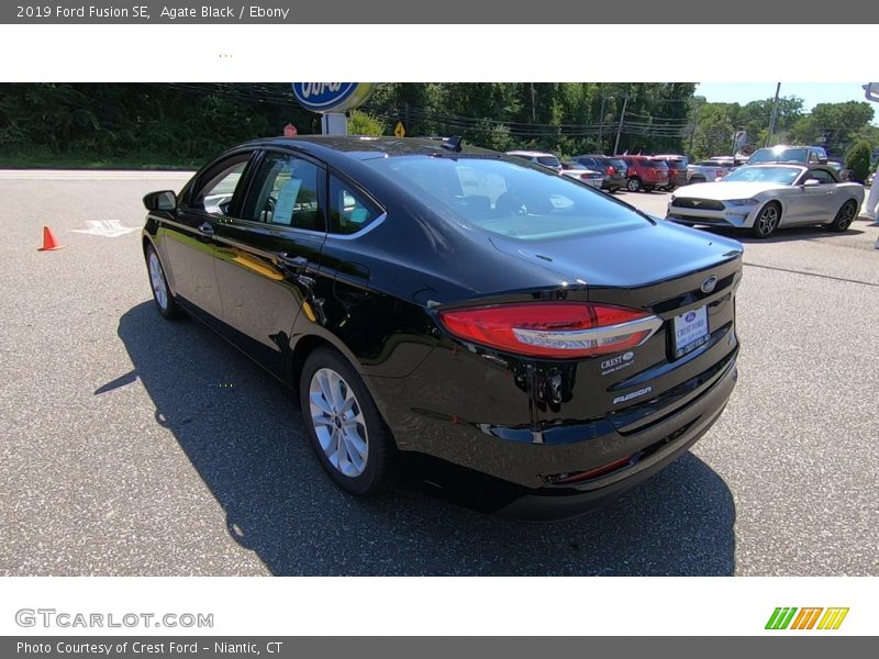 Agate Black / Ebony 2019 Ford Fusion SE