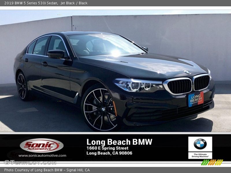 Jet Black / Black 2019 BMW 5 Series 530i Sedan