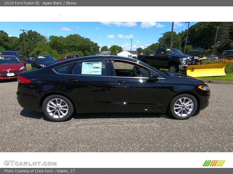 Agate Black / Ebony 2019 Ford Fusion SE
