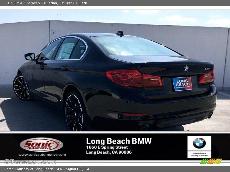 Jet Black / Black 2019 BMW 5 Series 530i Sedan