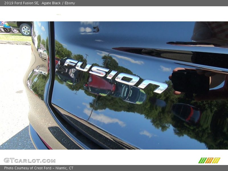 Agate Black / Ebony 2019 Ford Fusion SE