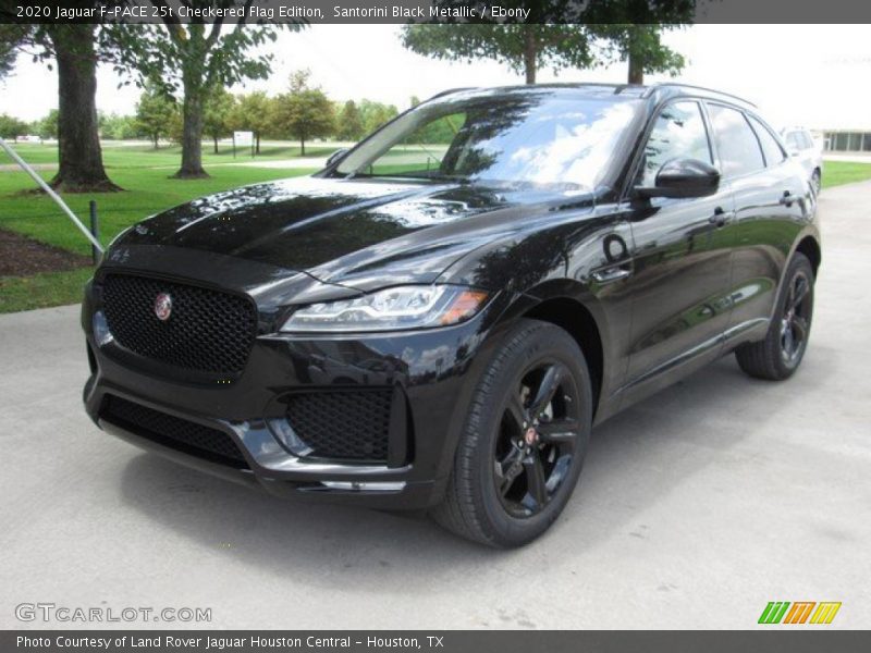 Santorini Black Metallic / Ebony 2020 Jaguar F-PACE 25t Checkered Flag Edition