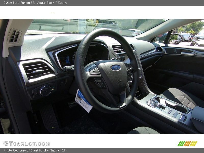 Agate Black / Ebony 2019 Ford Fusion SE