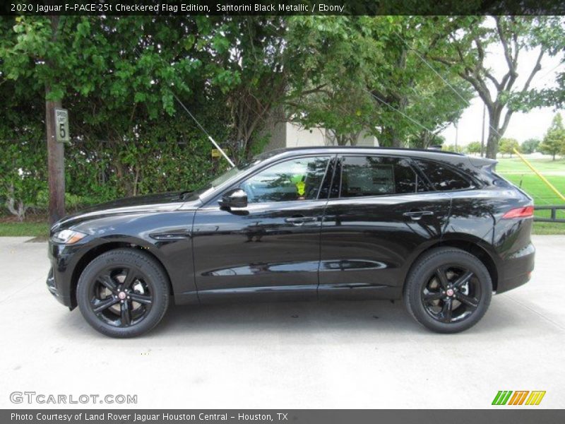  2020 F-PACE 25t Checkered Flag Edition Santorini Black Metallic