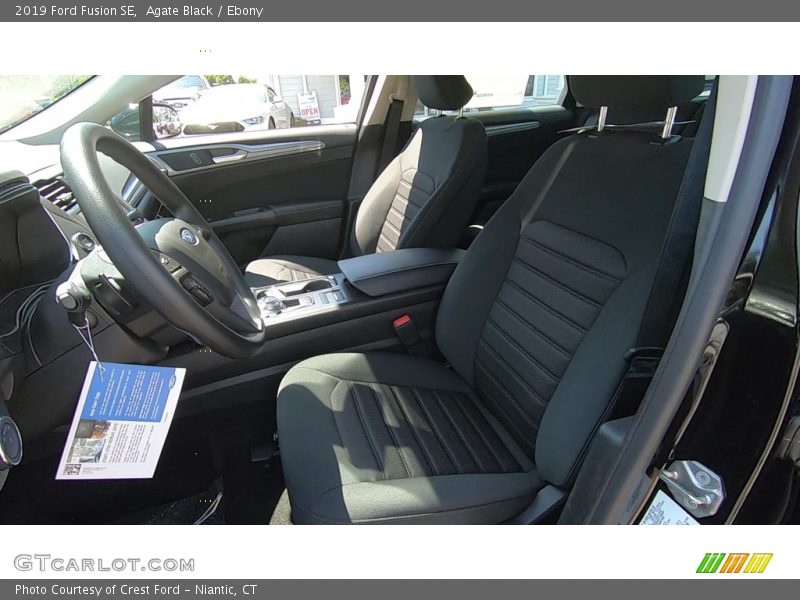 Agate Black / Ebony 2019 Ford Fusion SE