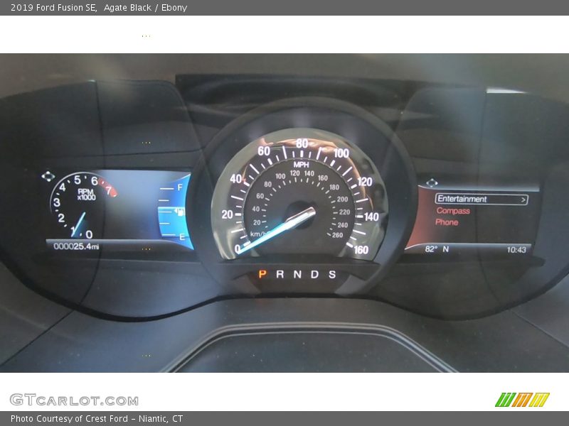 Agate Black / Ebony 2019 Ford Fusion SE