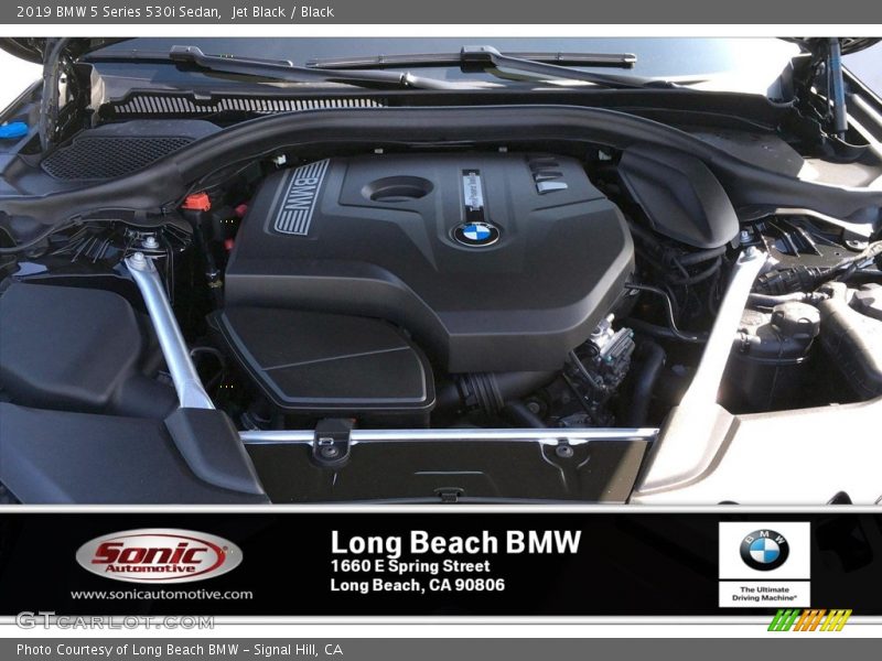 Jet Black / Black 2019 BMW 5 Series 530i Sedan