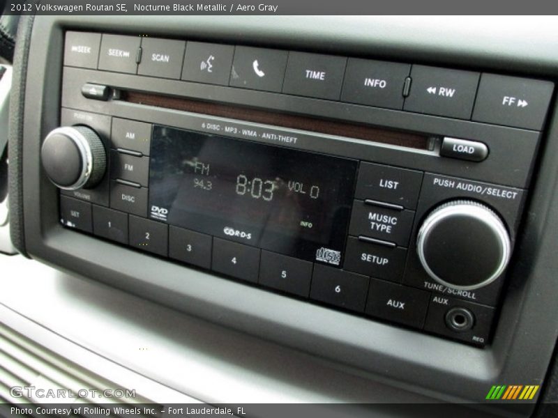 Nocturne Black Metallic / Aero Gray 2012 Volkswagen Routan SE