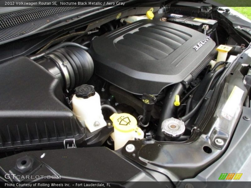 Nocturne Black Metallic / Aero Gray 2012 Volkswagen Routan SE