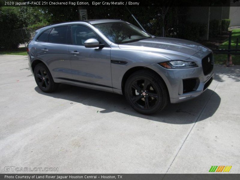 Eiger Gray Metallic / Ebony 2020 Jaguar F-PACE 25t Checkered Flag Edition