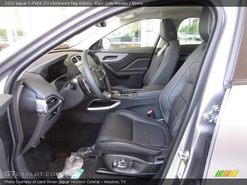  2020 F-PACE 25t Checkered Flag Edition Ebony Interior