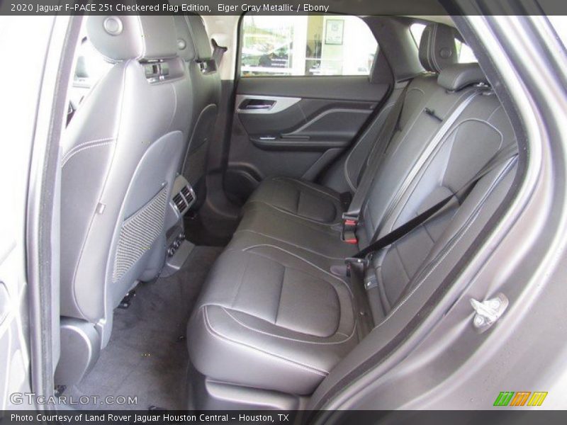 Rear Seat of 2020 F-PACE 25t Checkered Flag Edition