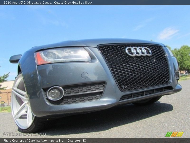 Quartz Gray Metallic / Black 2010 Audi A5 2.0T quattro Coupe