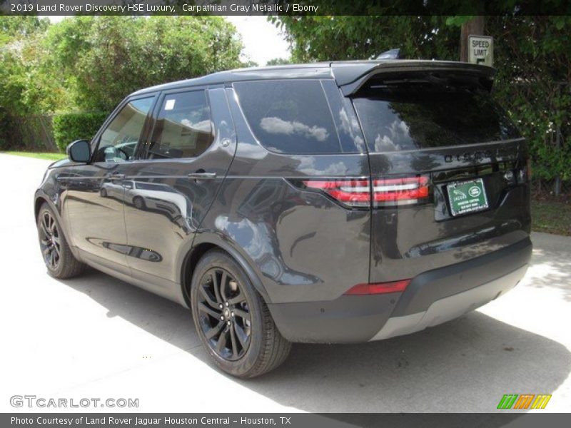 Carpathian Gray Metallic / Ebony 2019 Land Rover Discovery HSE Luxury
