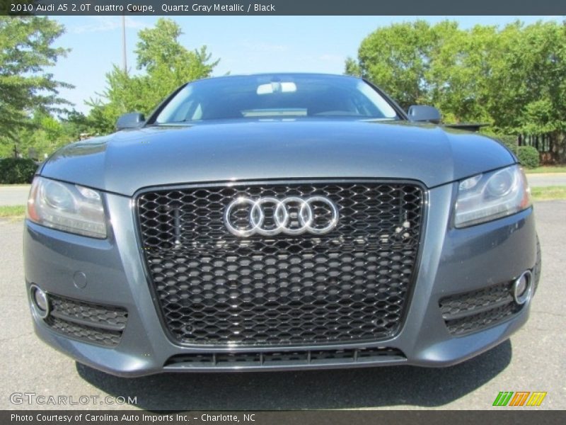 Quartz Gray Metallic / Black 2010 Audi A5 2.0T quattro Coupe