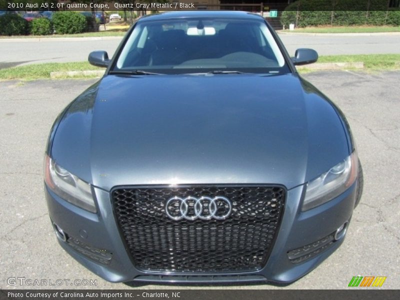 Quartz Gray Metallic / Black 2010 Audi A5 2.0T quattro Coupe