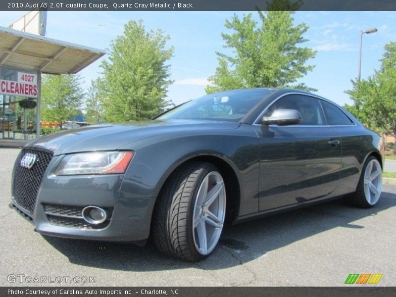 Quartz Gray Metallic / Black 2010 Audi A5 2.0T quattro Coupe