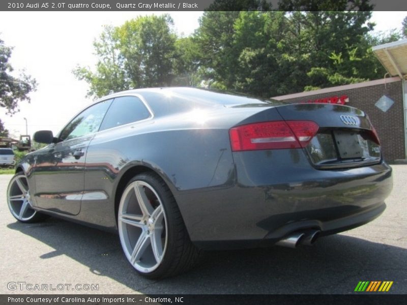 Quartz Gray Metallic / Black 2010 Audi A5 2.0T quattro Coupe
