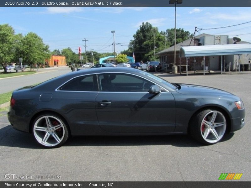 Quartz Gray Metallic / Black 2010 Audi A5 2.0T quattro Coupe