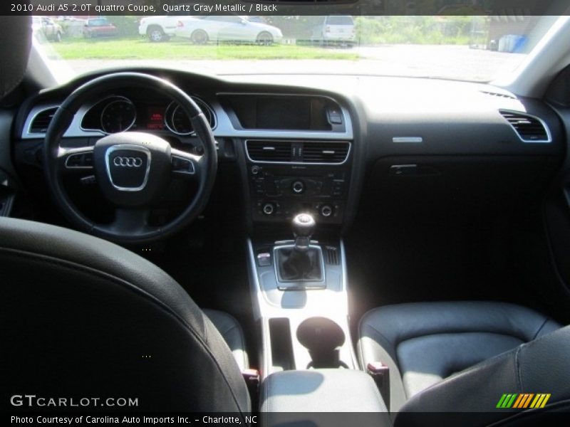 Quartz Gray Metallic / Black 2010 Audi A5 2.0T quattro Coupe