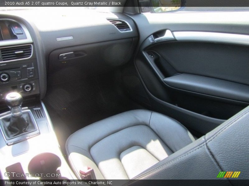 Quartz Gray Metallic / Black 2010 Audi A5 2.0T quattro Coupe