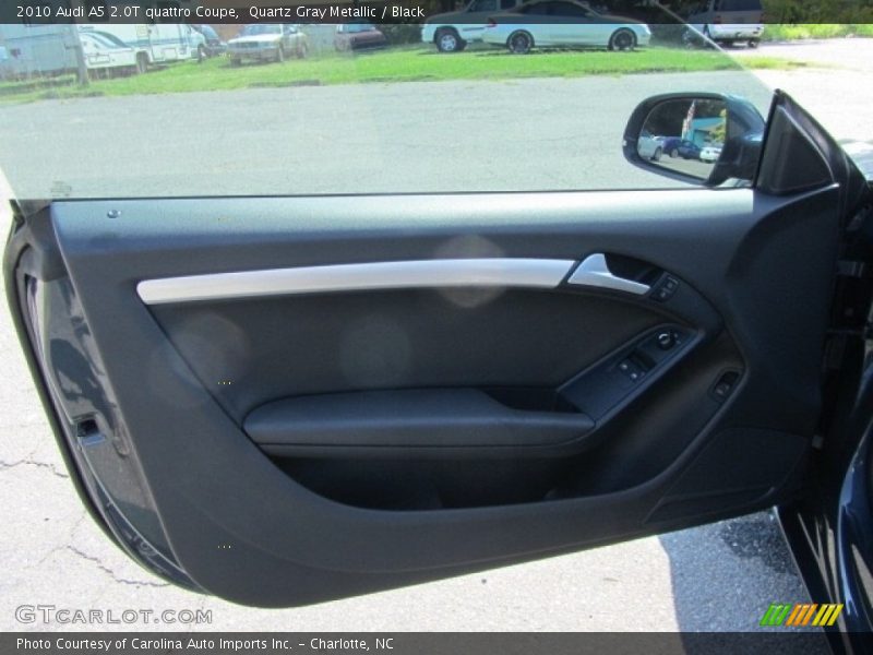 Quartz Gray Metallic / Black 2010 Audi A5 2.0T quattro Coupe