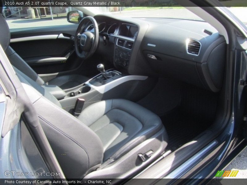 Quartz Gray Metallic / Black 2010 Audi A5 2.0T quattro Coupe