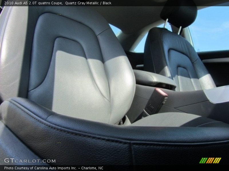 Quartz Gray Metallic / Black 2010 Audi A5 2.0T quattro Coupe
