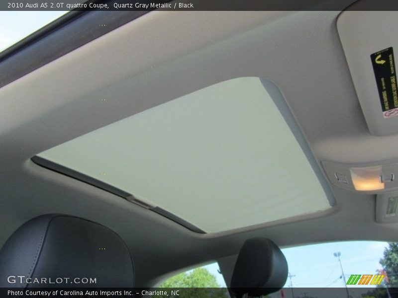 Quartz Gray Metallic / Black 2010 Audi A5 2.0T quattro Coupe