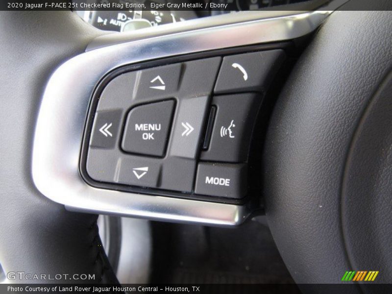  2020 F-PACE 25t Checkered Flag Edition Steering Wheel