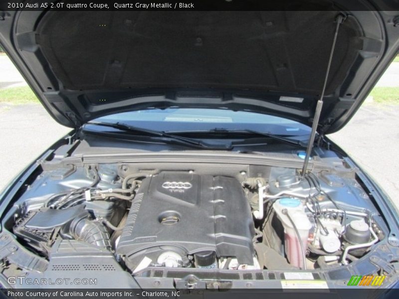Quartz Gray Metallic / Black 2010 Audi A5 2.0T quattro Coupe