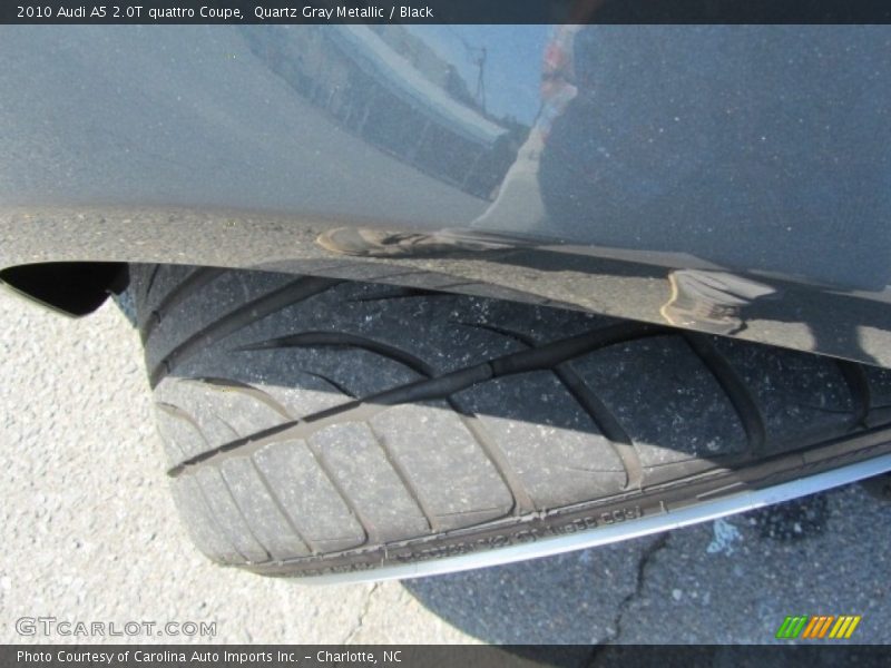 Quartz Gray Metallic / Black 2010 Audi A5 2.0T quattro Coupe