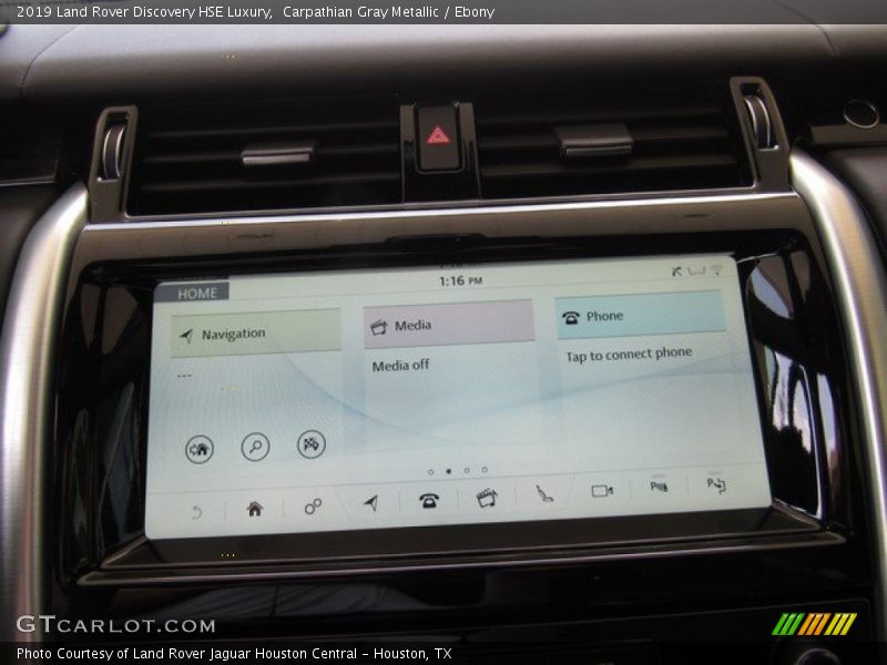 Carpathian Gray Metallic / Ebony 2019 Land Rover Discovery HSE Luxury