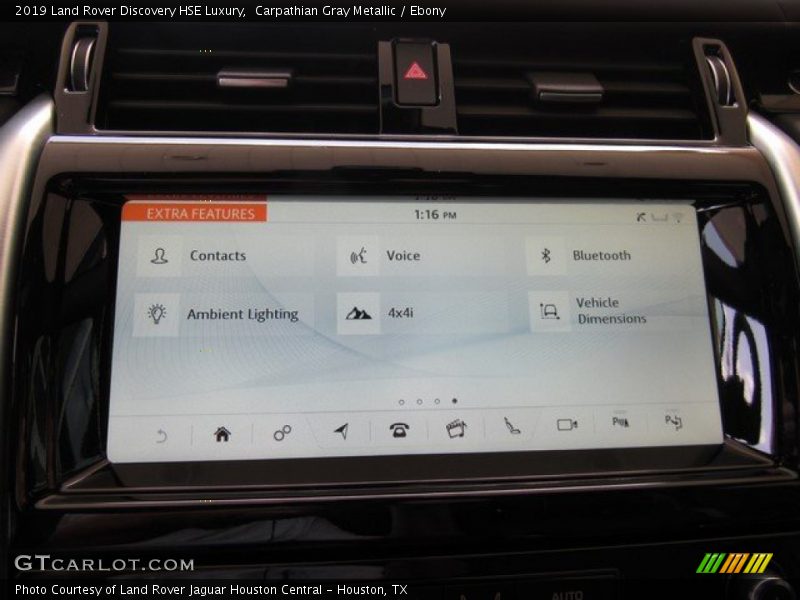 Carpathian Gray Metallic / Ebony 2019 Land Rover Discovery HSE Luxury
