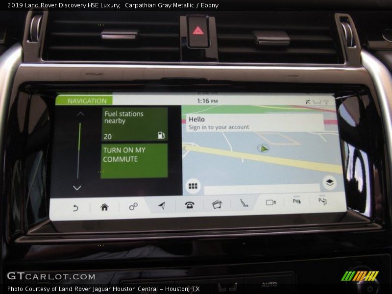 Carpathian Gray Metallic / Ebony 2019 Land Rover Discovery HSE Luxury