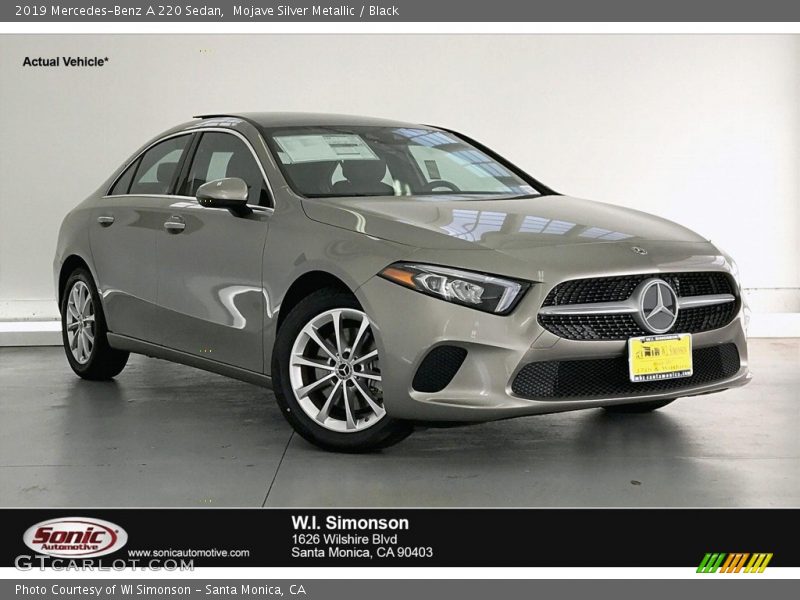 Mojave Silver Metallic / Black 2019 Mercedes-Benz A 220 Sedan