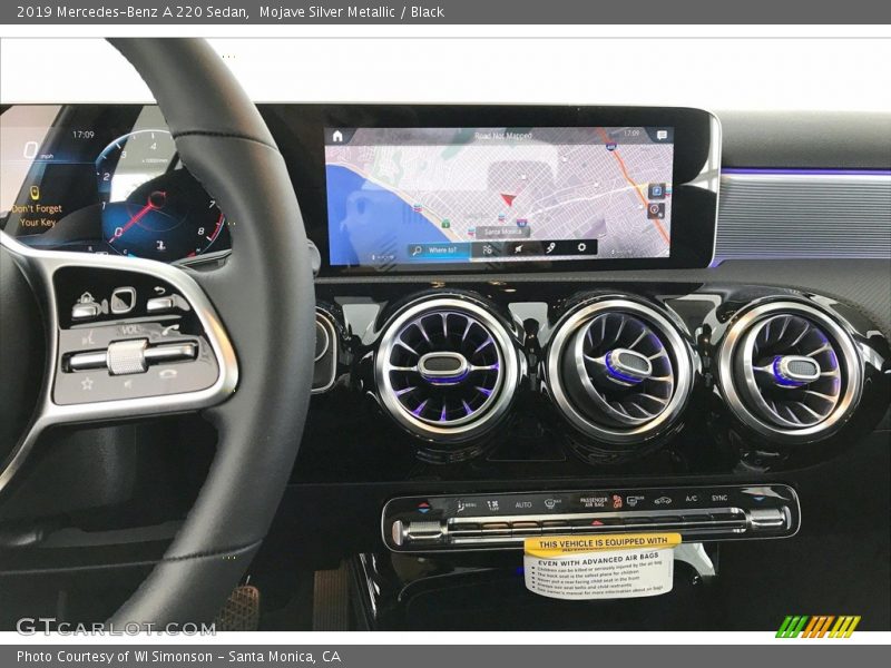 Mojave Silver Metallic / Black 2019 Mercedes-Benz A 220 Sedan