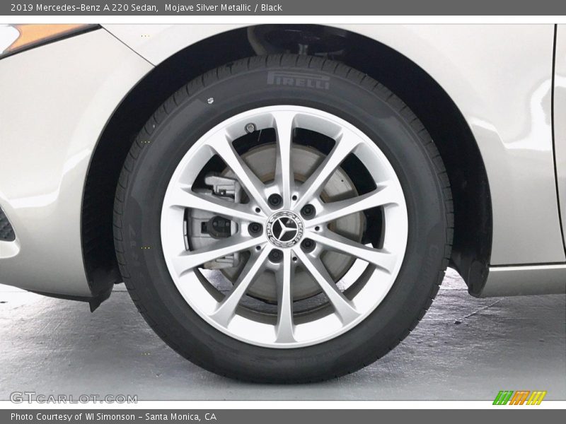 Mojave Silver Metallic / Black 2019 Mercedes-Benz A 220 Sedan