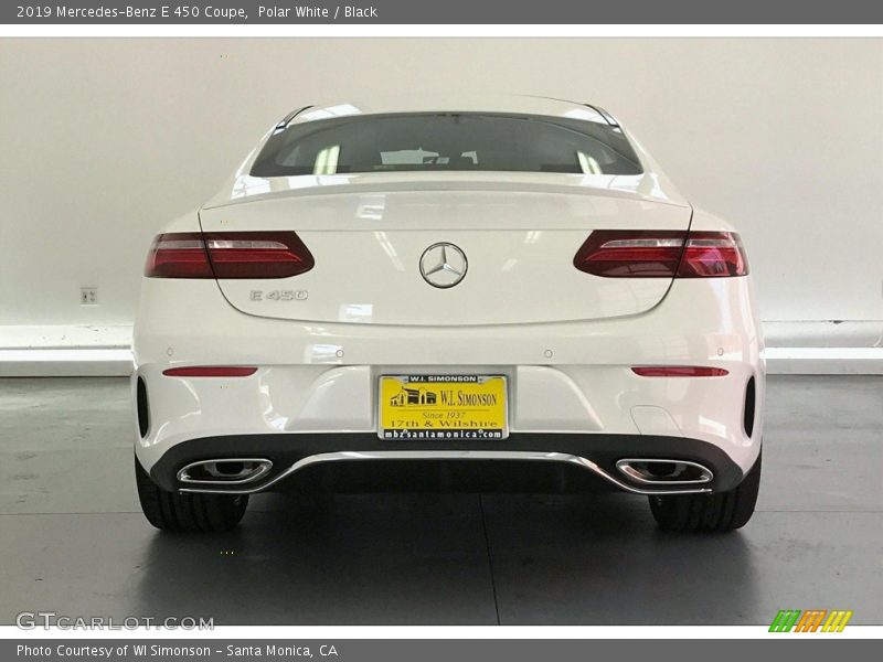 Polar White / Black 2019 Mercedes-Benz E 450 Coupe