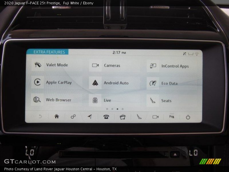 Fuji White / Ebony 2020 Jaguar F-PACE 25t Prestige