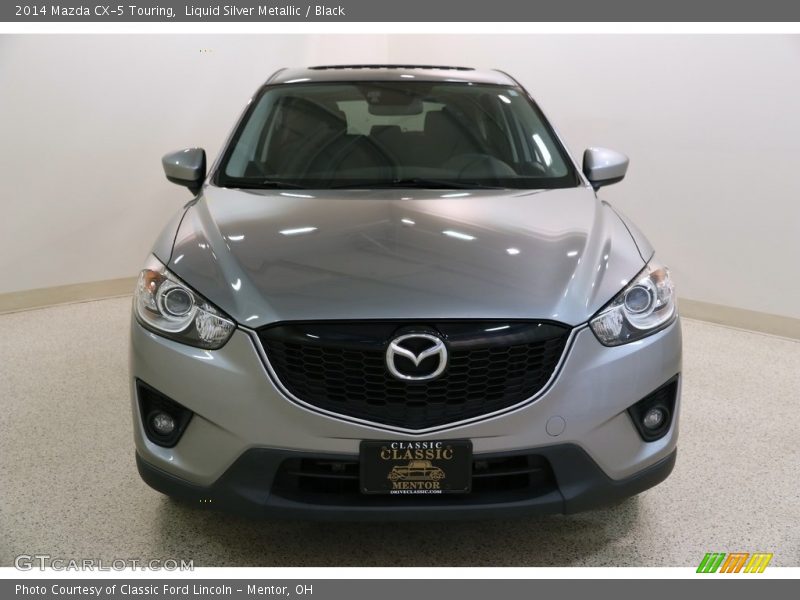 Liquid Silver Metallic / Black 2014 Mazda CX-5 Touring