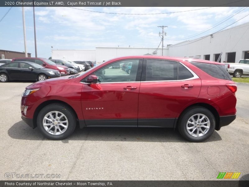 Cajun Red Tintcoat / Jet Black 2020 Chevrolet Equinox LT AWD