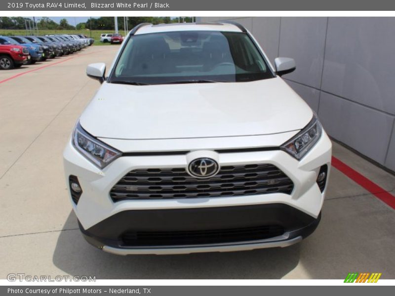 Blizzard White Pearl / Black 2019 Toyota RAV4 Limited