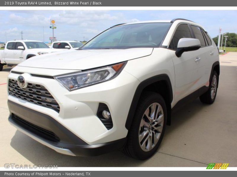 Blizzard White Pearl / Black 2019 Toyota RAV4 Limited