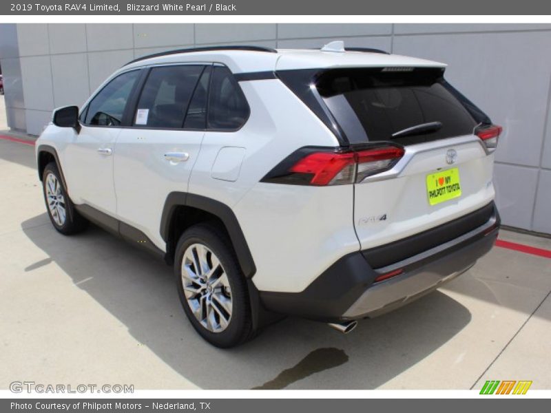 Blizzard White Pearl / Black 2019 Toyota RAV4 Limited
