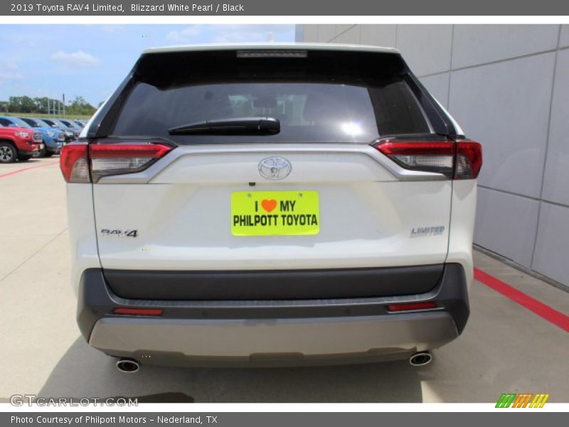 Blizzard White Pearl / Black 2019 Toyota RAV4 Limited
