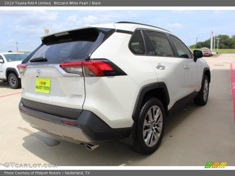 Blizzard White Pearl / Black 2019 Toyota RAV4 Limited