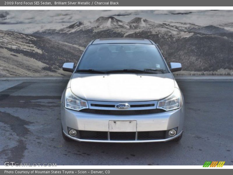 Brilliant Silver Metallic / Charcoal Black 2009 Ford Focus SES Sedan