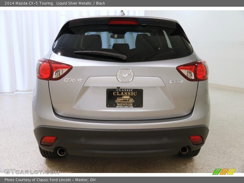 Liquid Silver Metallic / Black 2014 Mazda CX-5 Touring