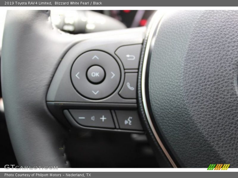 Blizzard White Pearl / Black 2019 Toyota RAV4 Limited